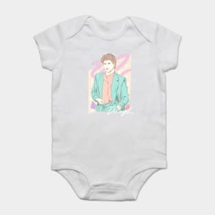 Pastel Vice George Michael Baby Bodysuit